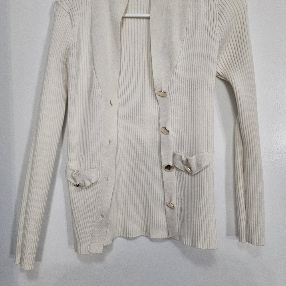 Chic Cream Women's Cardigan